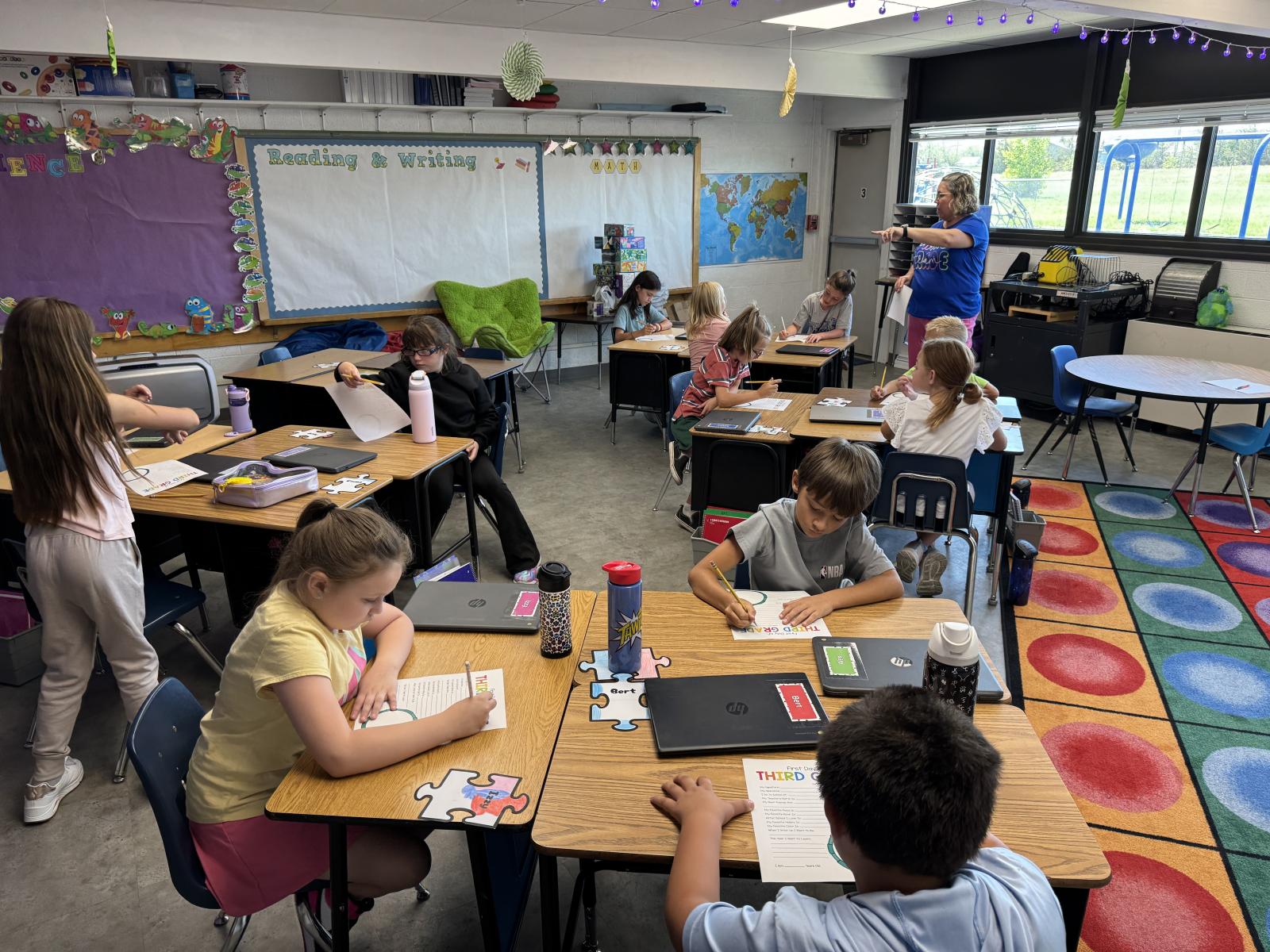 3rd Graders on the 1st day